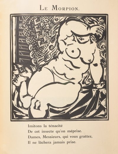 Le Morpion，纪尧姆-阿波利奈尔《Le Bestiaire ou Cortège d