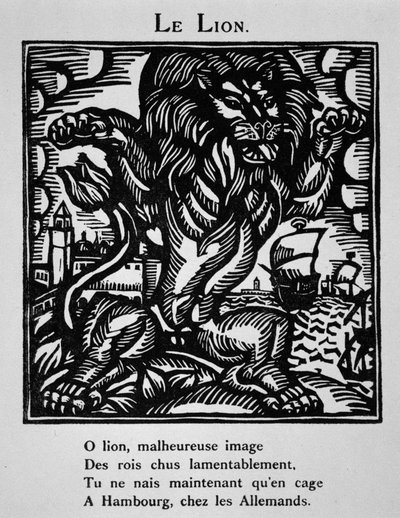 狮子--《Le Bestiaire ou cortège d