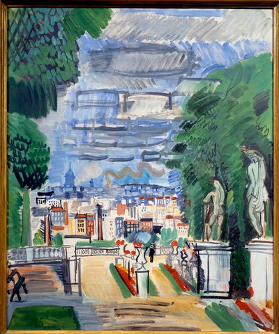 圣云公园，20 世纪（布面油画） 作者 拉乌尔·杜菲