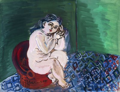椅子上的裸体；Nu au Fauteuil 作者 拉乌尔·杜菲