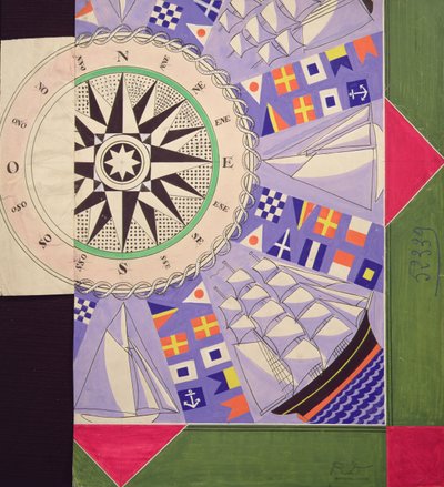 水手的手帕（水粉画） 作者 拉乌尔·杜菲