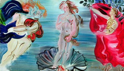 维纳斯的诞生》，约 1940 年（木板油画） 作者 拉乌尔·杜菲