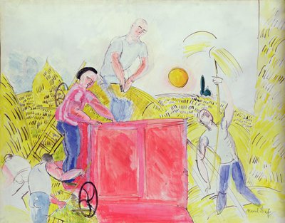 收割者（纸上水粉画） 作者 拉乌尔·杜菲
