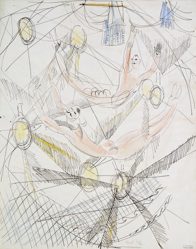 空中飞人；Les Trapezistes 作者 拉乌尔·杜菲