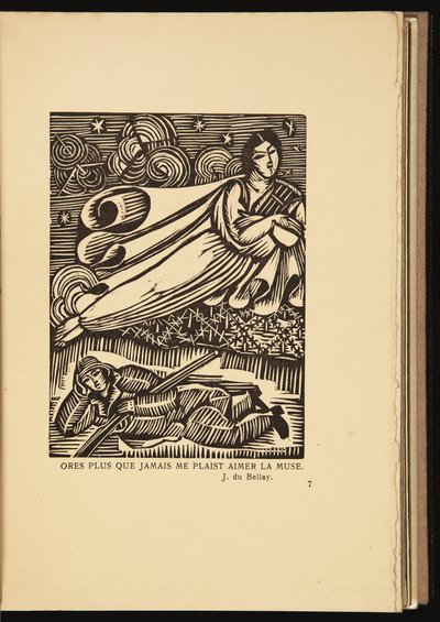 罗杰-阿拉德（1885-1961 年）《武侠寓言》中的木刻作品 作者 拉乌尔·杜菲
