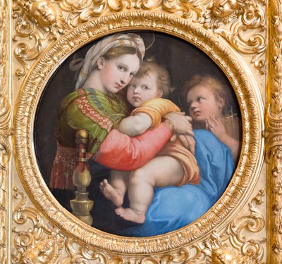 椅子上的圣母 作者 Raphael (1483 1520)