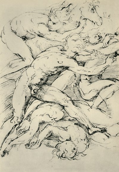1943年16世纪初期的战斗场面。 作者 拉斐尔（Raffaello Sanzio Raphael）