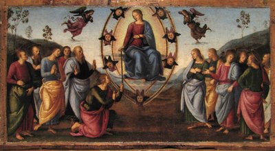 法诺祭坛的铁血战士面板，1497年 作者 拉斐尔（Raffaello Sanzio Raphael）