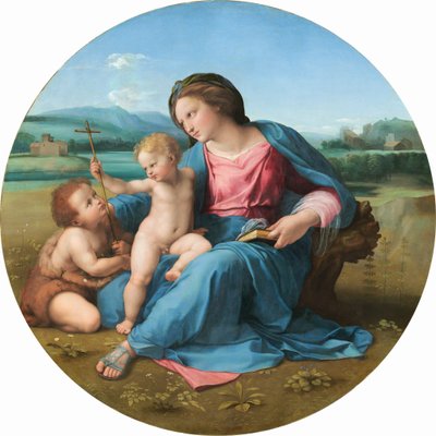 阿尔巴圣母，约1510年。 作者 Raphael