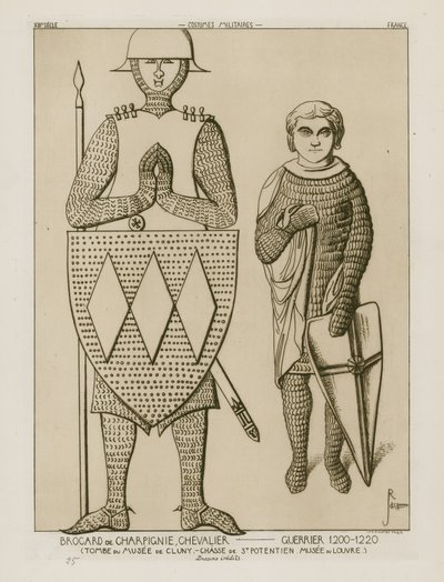 Charpignie的Brocard，骑士 - 士兵，1200-1220 作者 拉斐尔·雅克敏（Raphael Jacquemin）