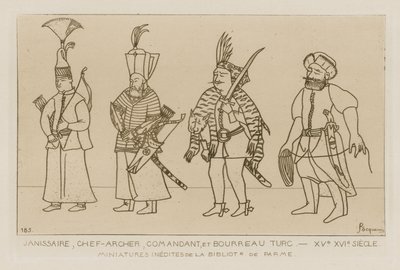Janissary，首席射手，指挥官和土耳其刽子手 作者 拉斐尔·雅克敏（Raphael Jacquemin）