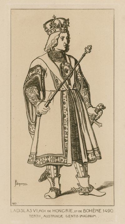 拉迪斯劳斯六世，匈牙利国王和波希米亚，1490年 作者 Raphael Jacquemin