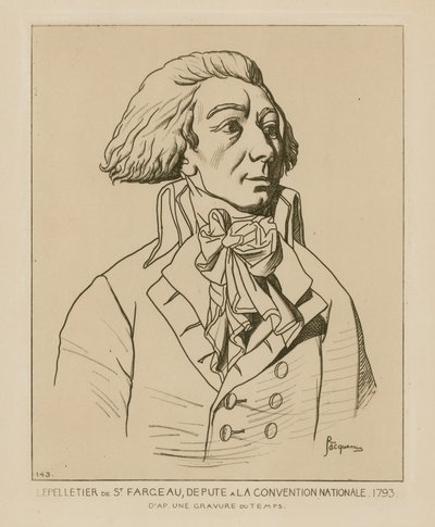 1793年国民大会代表Louis-Michel le Peletier 作者 拉斐尔·雅克敏（Raphael Jacquemin）