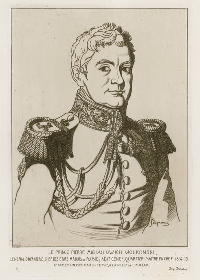 Prince Pierre Michailowich Wolkonski 作者 拉斐尔·雅克敏（Raphael Jacquemin）