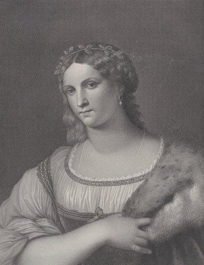La Fornarina, 1814 作者 拉斐尔摩根