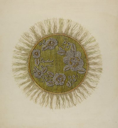 珠子灯垫，1940年。 作者 雷蒙德·马努佩利