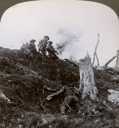第一次世界大战，1914-1918年，穿越无人区以进攻德国防线 作者 现实旅行社