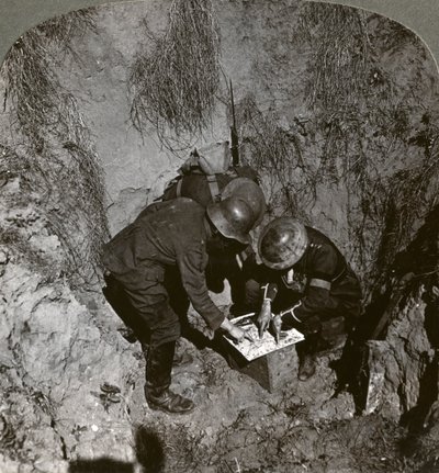 被俘虏的德国囚犯，向俘虏提供情报，第一次世界大战，1914-1918年。 作者 现实旅行社