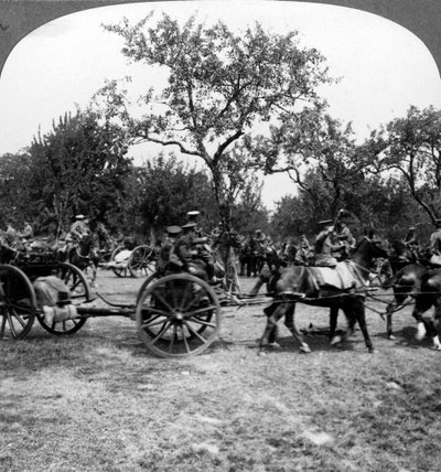 第一次世界大战，1914-1918年的马炮。 作者 现实旅行社