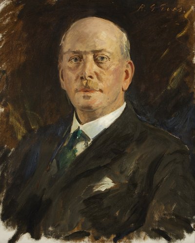 W.J. Warley, Esq.，布里斯托尔高级助理官方接管人（布面油画） 作者 雷金纳德·格伦维尔·伊夫斯