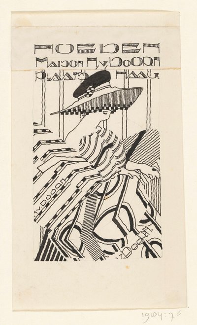 帽子 maison H. van. Doorn（物体上的原始标题） 作者 赖耶·斯托克