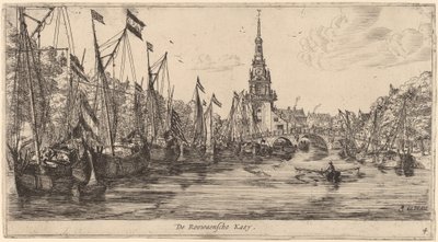 罗瓦安舍码头（Roowaensche Kaey） 作者 Reinier Nooms，叫塞曼