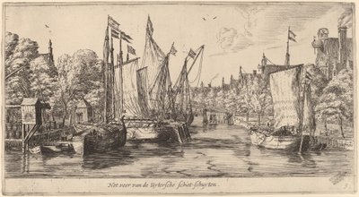 前往乌得勒支的渡轮（Het veer van der Uytersche schiet-schuyten）。 作者 Reinier Nooms，叫塞曼