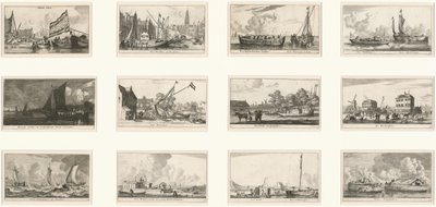 Verscheÿde Schepen en Gesichten van Amstelredam (Various Ships and Views of Amsterdam)：第三部分 作者 Reinier Nooms，叫塞曼