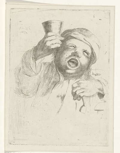 饮酒者 作者 Reinierus Albertus Ludovicus baron van Isendoorn à Blois