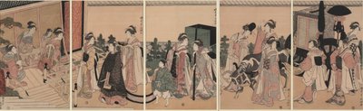 宫廷侍从抵达府邸的仪仗队 作者 朝协斋英理