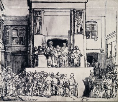 基督献给人民，1655年 作者 伦勃朗·范·赖恩