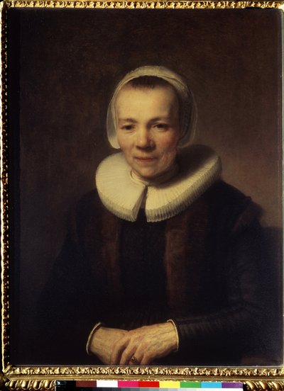 巴特耶-马腾斯-杜默肖像》（Portrait de Baartje Martens Doomer）。伦勃朗的哈门松-凡-里恩像（1606-1669 年） 作者 伦勃朗·哈门斯。范赖恩