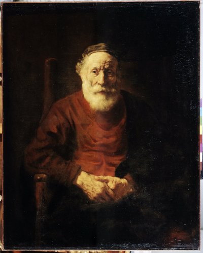 红衣老人肖像》（Portrait d
