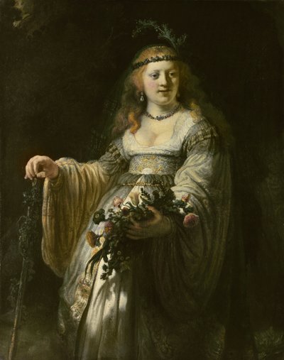 萨斯基亚·范·乌兰堡（Saskia van Uylenburgh） 作者 伦勃朗·范·赖恩