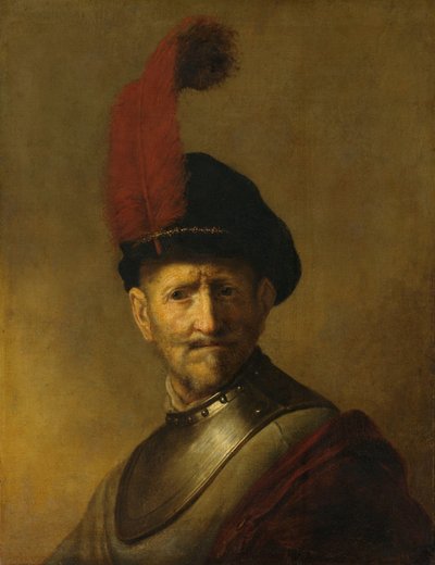 一个男人的肖像，也许是伦勃朗的父亲，哈门-格里茨-凡-里恩 作者 Rembrandt van Rijn（复制后）