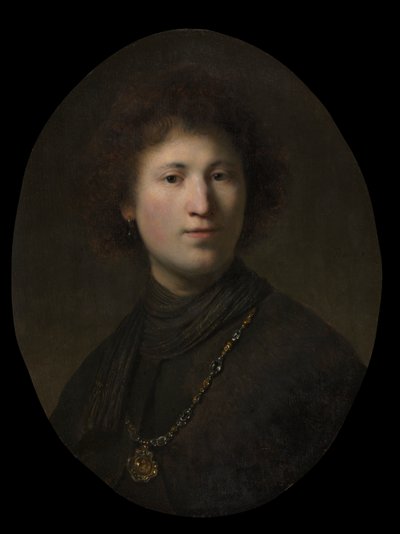 有链的年轻人，c。 1629或1632。 作者 伦勃朗·范·赖恩