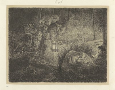 Aanbidding der herders: nachtstuk
八十五幅原创版画作品集（系列名称） 作者 伦勃朗·范·赖恩
