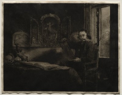 亚伯拉罕·弗朗森（Abraham Francen），药剂师，c。 1657。 作者 伦勃朗·范·赖恩