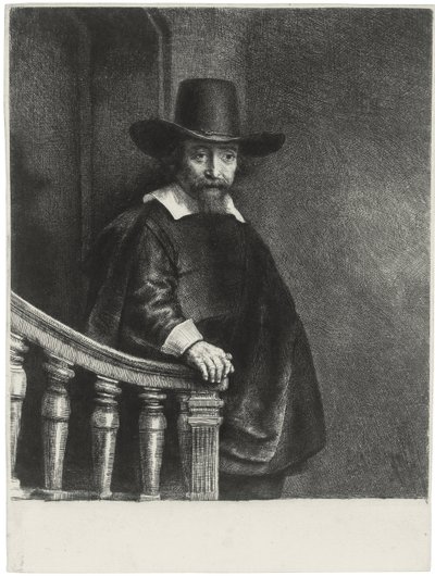 以弗琳布宜诺（Ephraim Bueno），犹太医师，1647年 作者 伦勃朗·范·赖恩