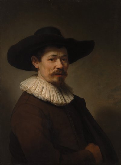 赫尔曼·杜默尔1595-1650，1640。 作者 伦勃朗·范·赖恩