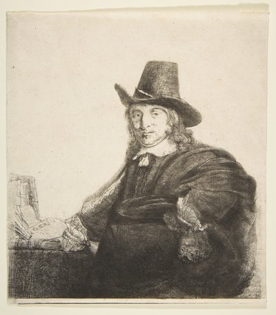 扬·阿瑟林（Jan Asselijn），画家克拉贝吉（crabbetje），约1646年。 作者 伦勃朗·范·赖恩