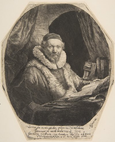 Jan Uytenbogaert。 作者 伦勃朗·范·赖恩