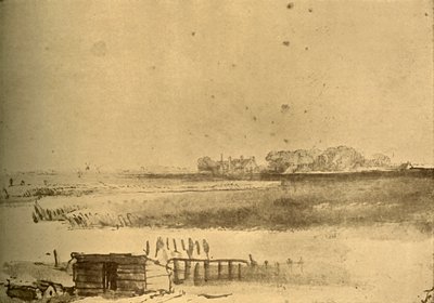 风景图，c1630-16160，1908。 作者 伦勃朗·范·赖恩