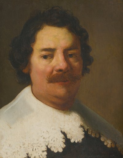 威廉·伯奇格拉夫（Willem Burchgraeff）的画像，十七世纪。 作者 伦勃朗·范·赖恩