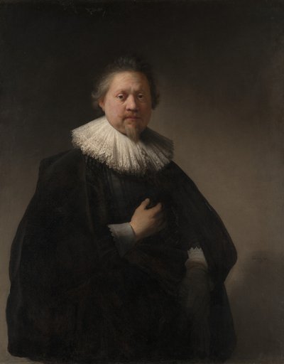 1632年可能是Van Beresteyn家族成员的男人肖像。 作者 伦勃朗·范·赖恩