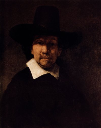 诗人耶利米·德·德克肖像（c1666） 作者 伦勃朗·范·赖恩