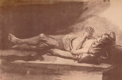 伦勃朗-靠背模型研究，1903年 作者 伦勃朗·范·赖恩