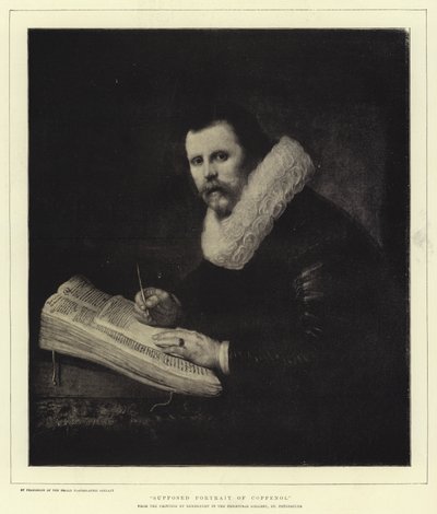 假设Coppenol的肖像 作者 Rembrandt van Rijn