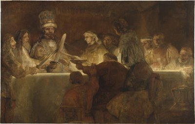 1662年，克劳迪乌斯·克拉迪乌斯（Claudius Civilis）领导下的Batavians阴谋 作者 伦勃朗·范·赖恩