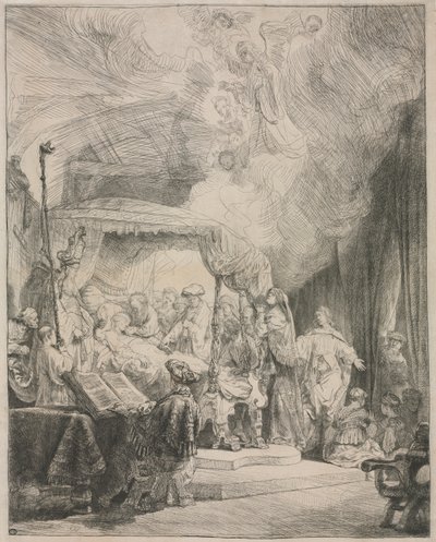 处女之死，1639年。 作者 伦勃朗·范·赖恩